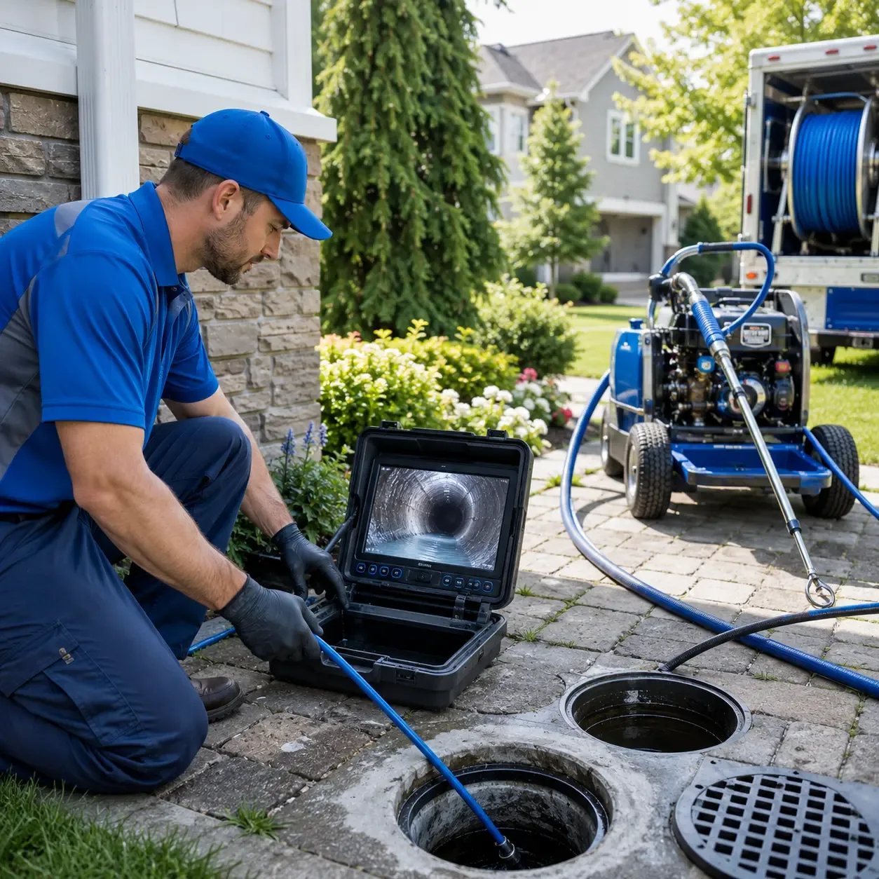 Outdoor drain cleaning professionals serving East Amherst, NY